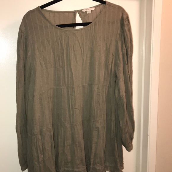 American Eagle long sleeve babydoll top - Picture 5 of 6